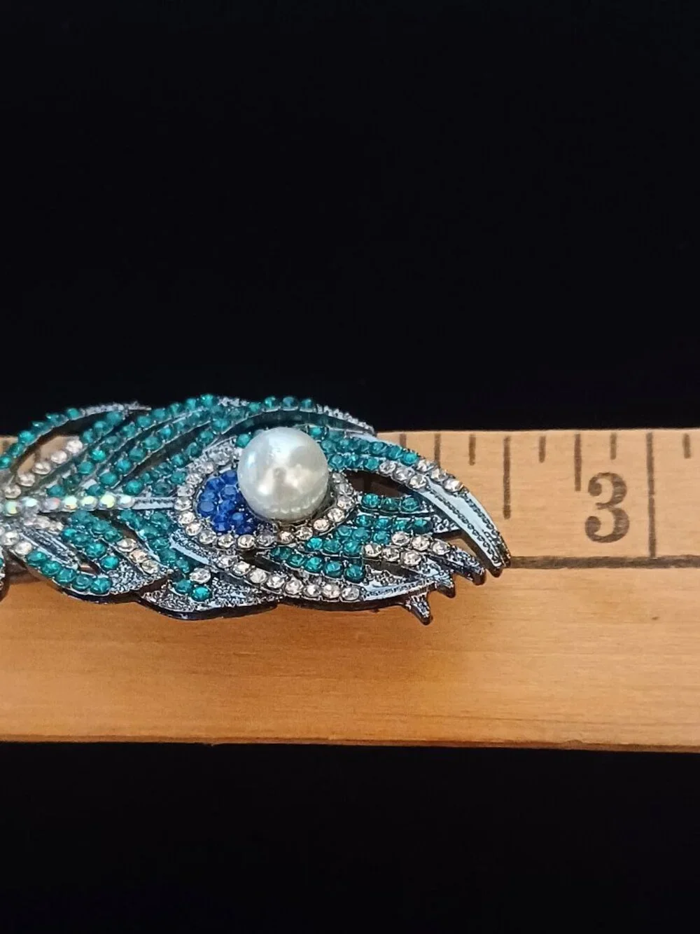 Gorgeous Feather Brooch
